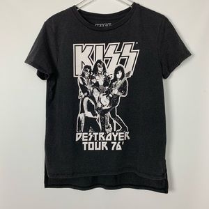 Kiss | Destroyer Tour 76 Band Graphic Tee Shirt M